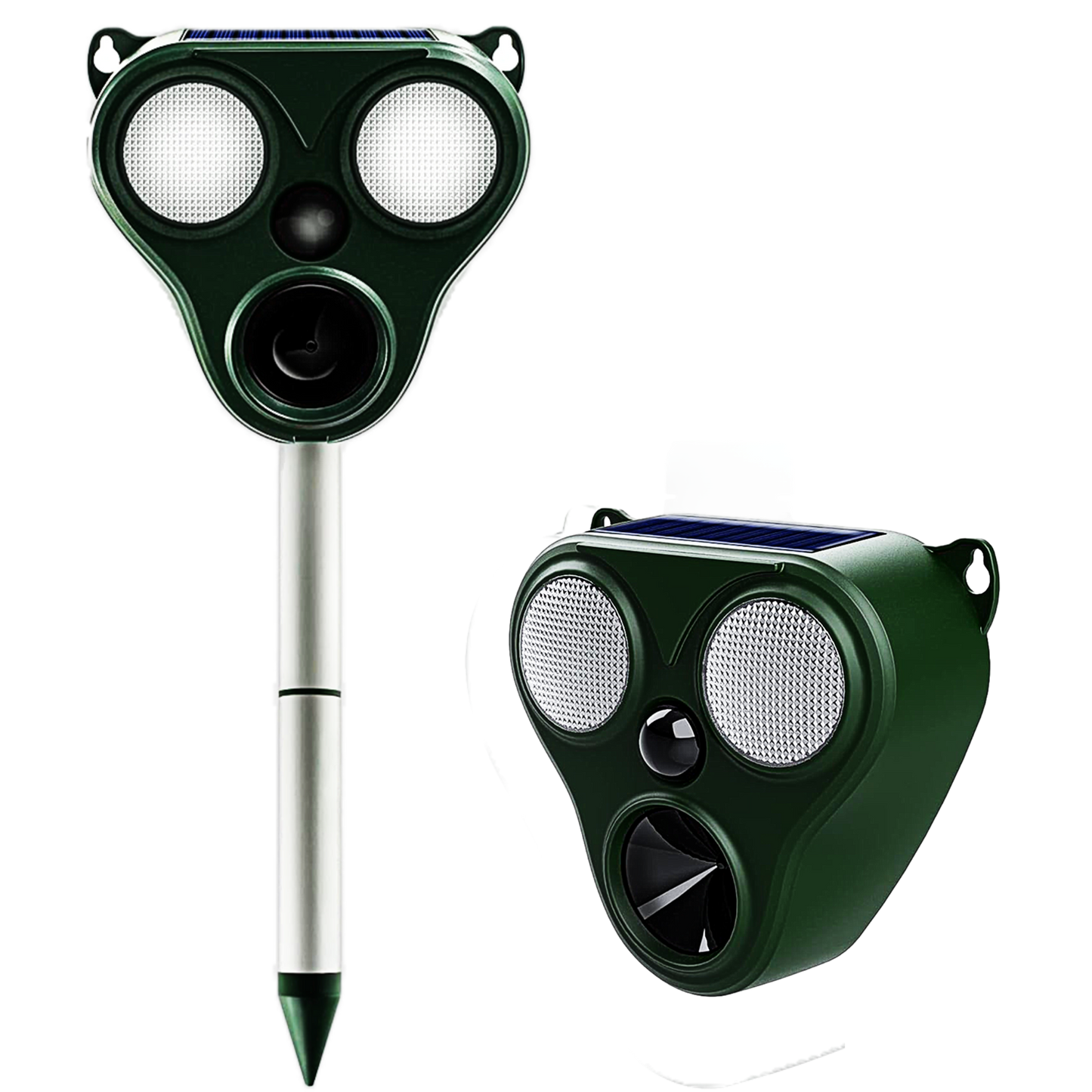 Ultrasonic Solar Animal Repeller - 360° Protection